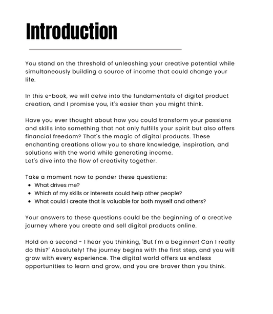 How To Create & Sell Digital Products